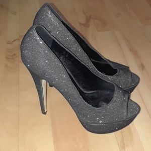 Aldo Peep Toe Platform Heels Women's sz 7.5 (38)